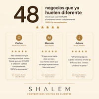 SHALEM prueba social - 48 negocios que ya huelen diferente