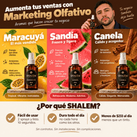 Fragancia Ambiente SHALEM — Marketing Olfativo - SHALEM - Fragancia para espacios